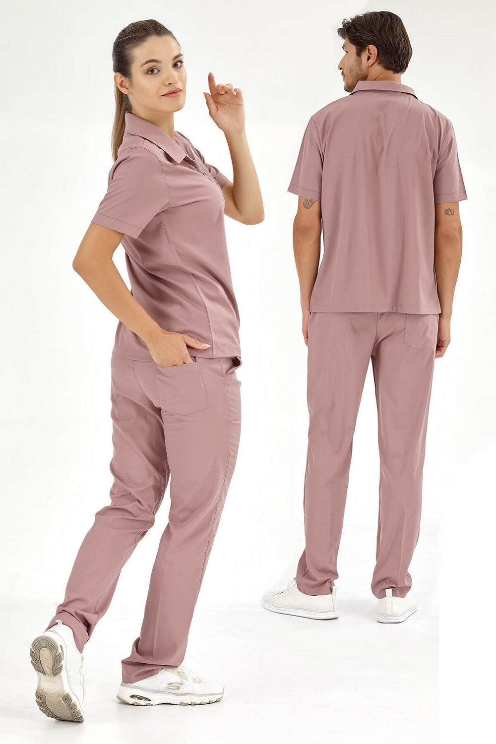 Polo Lux Lycra Suit - Dried Rose