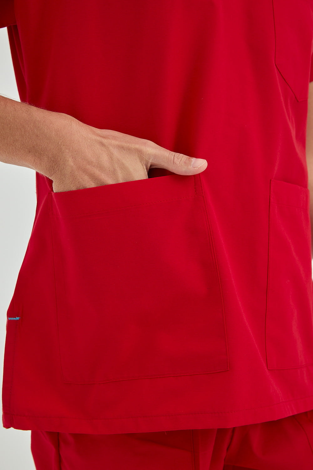 Dr Greys Tericoton Suit - Red (Thin Fabric)