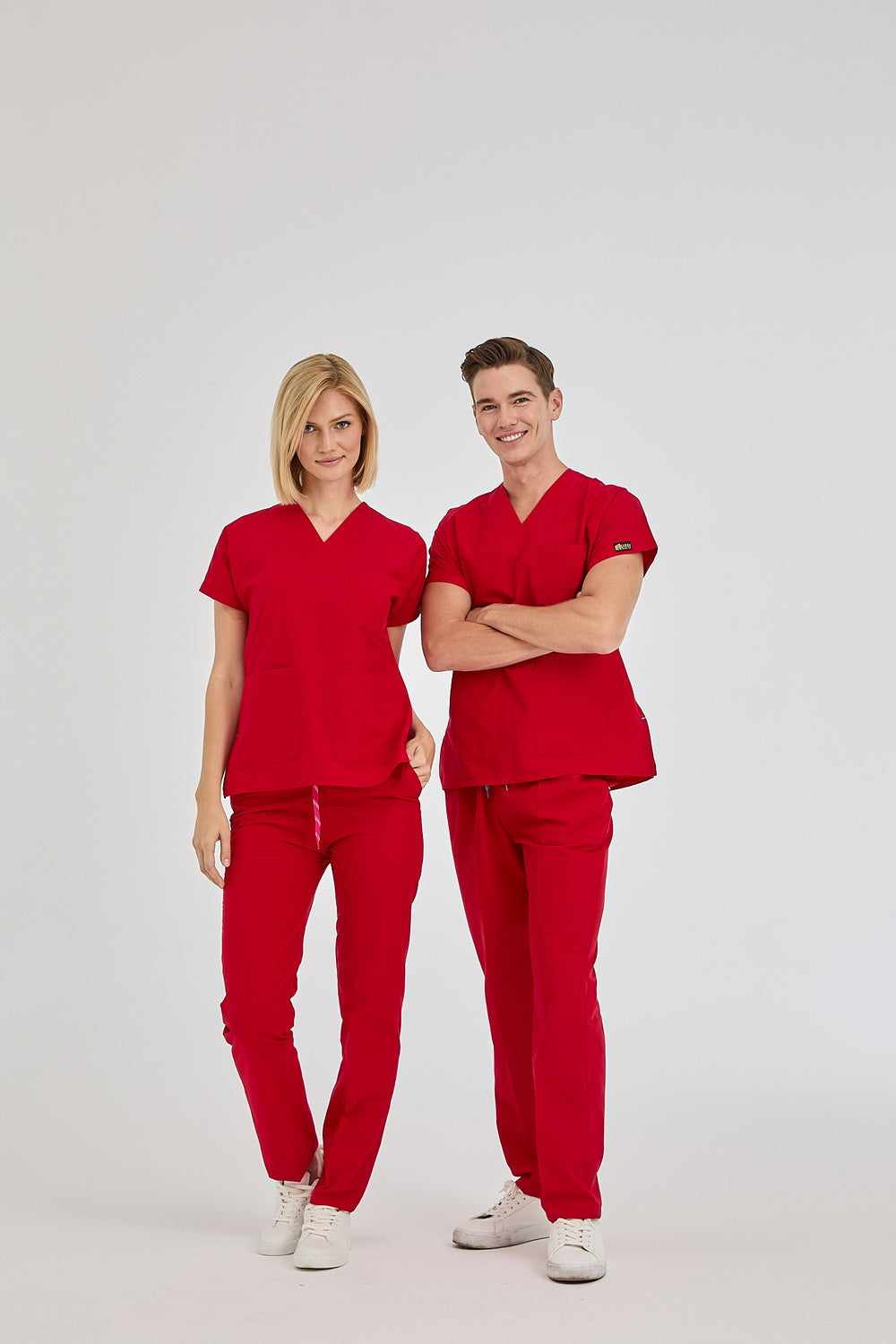 Dr Greys Tericoton Suit - Red (Thin Fabric)