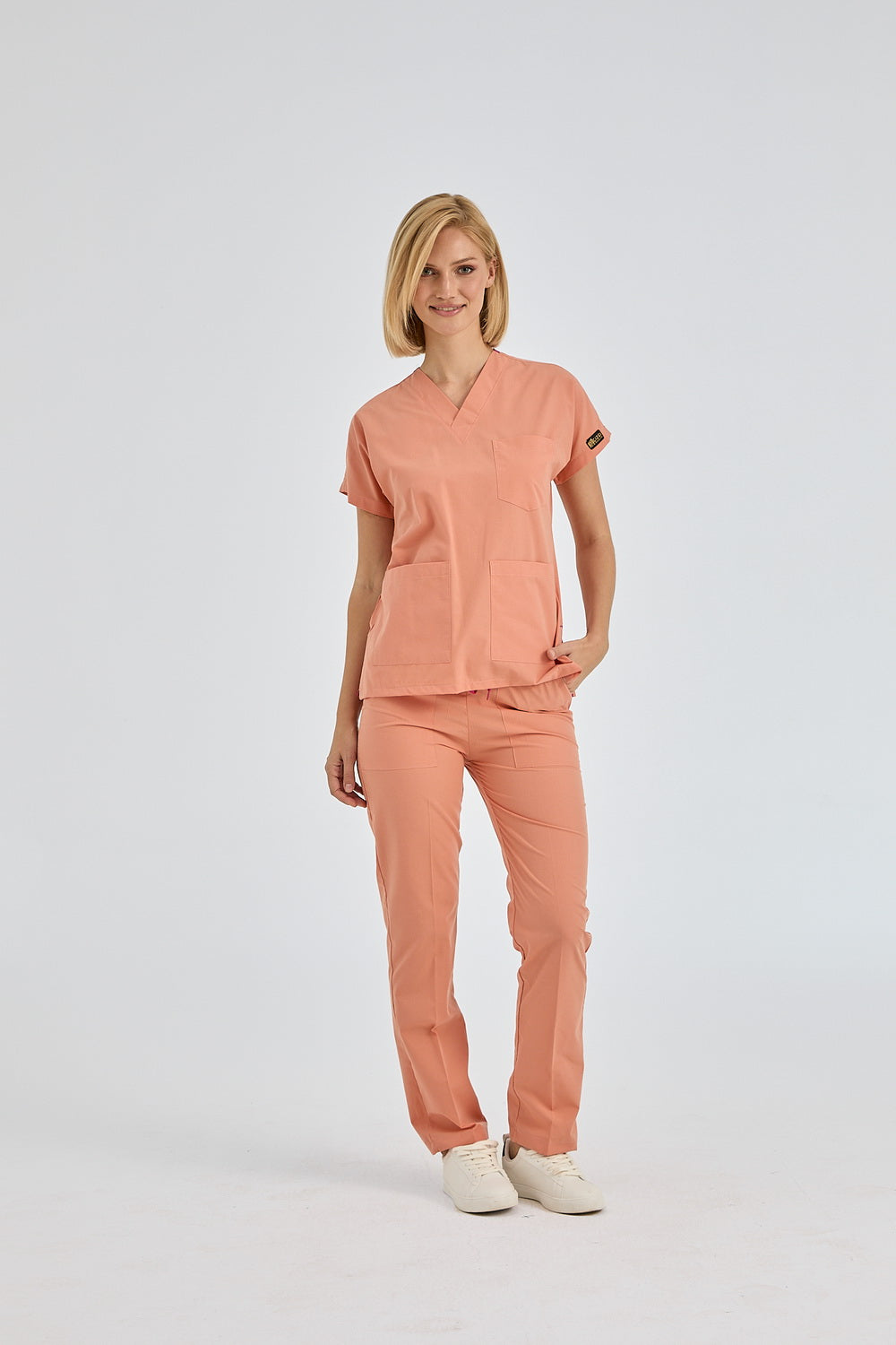 Dr Greys Tericoton Suit - Salmon (Thin Fabric)