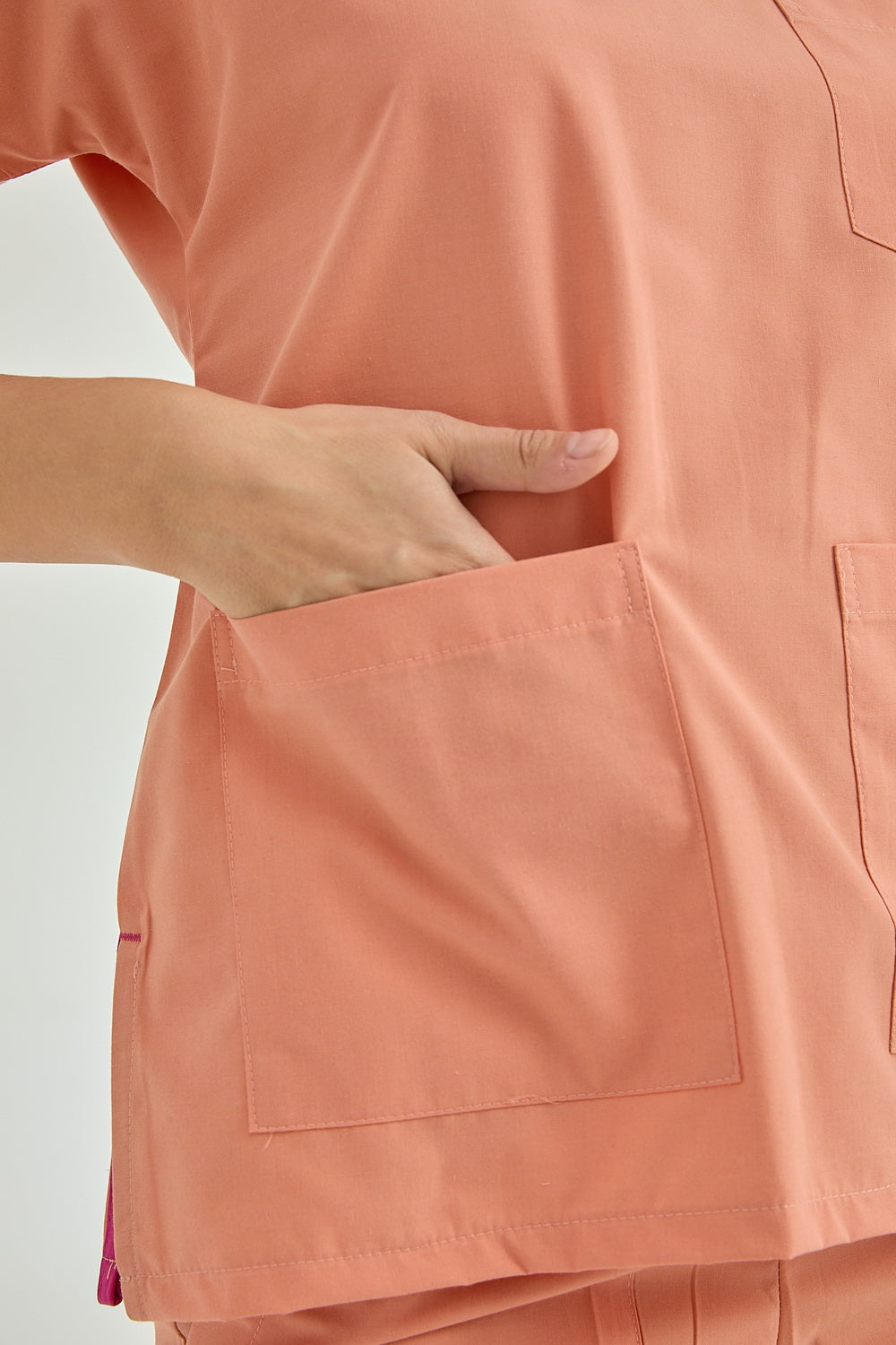 Dr Greys Tericoton Suit - Salmon (Thin Fabric)