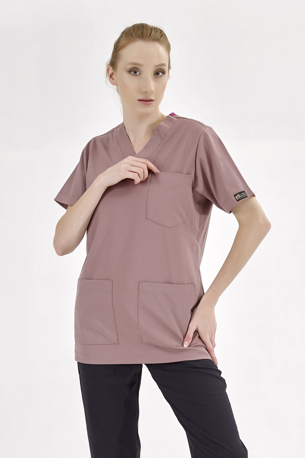 Silva Lux Lycra Single Top - Dried Rose