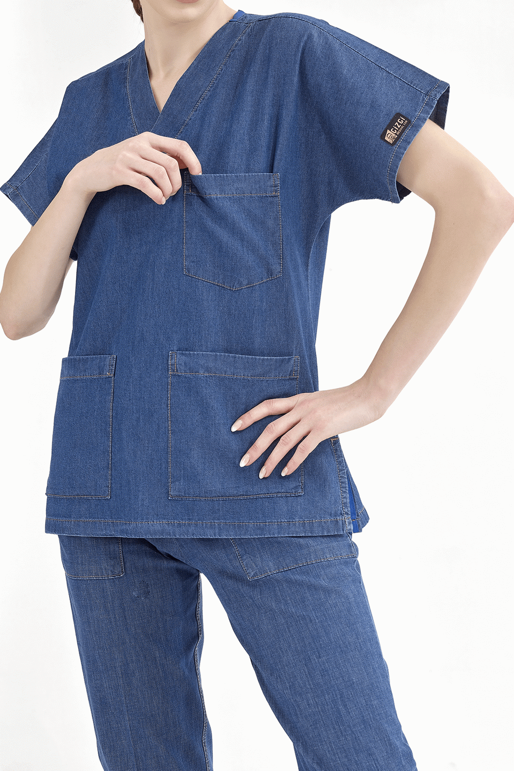 Single Upper Medijean Dr. Greys Model (Real Denim Fabric)