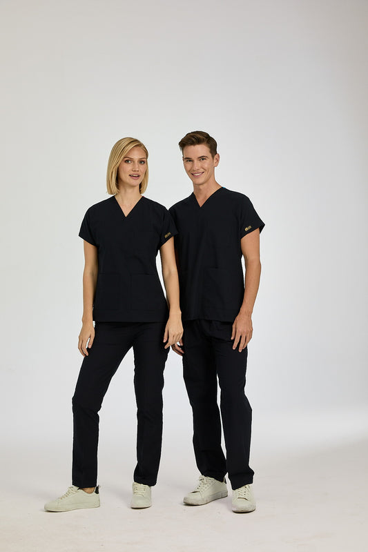 Dr Greys Tericoton Suit - Black (Thin Fabric)