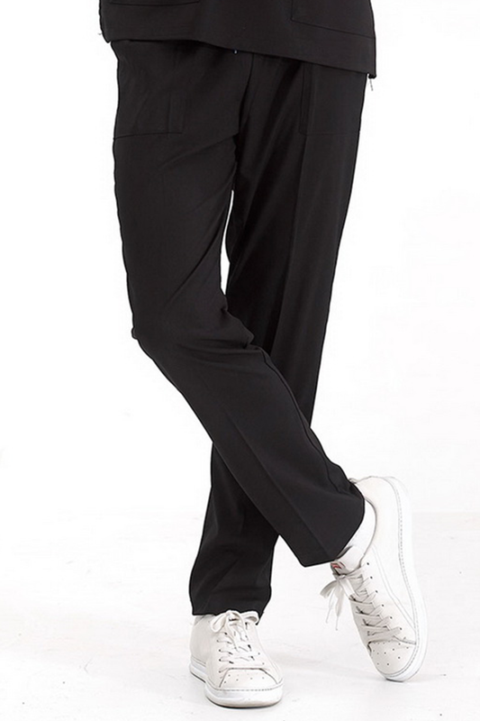 Lux Lycra Single Bottom Trousers - Black