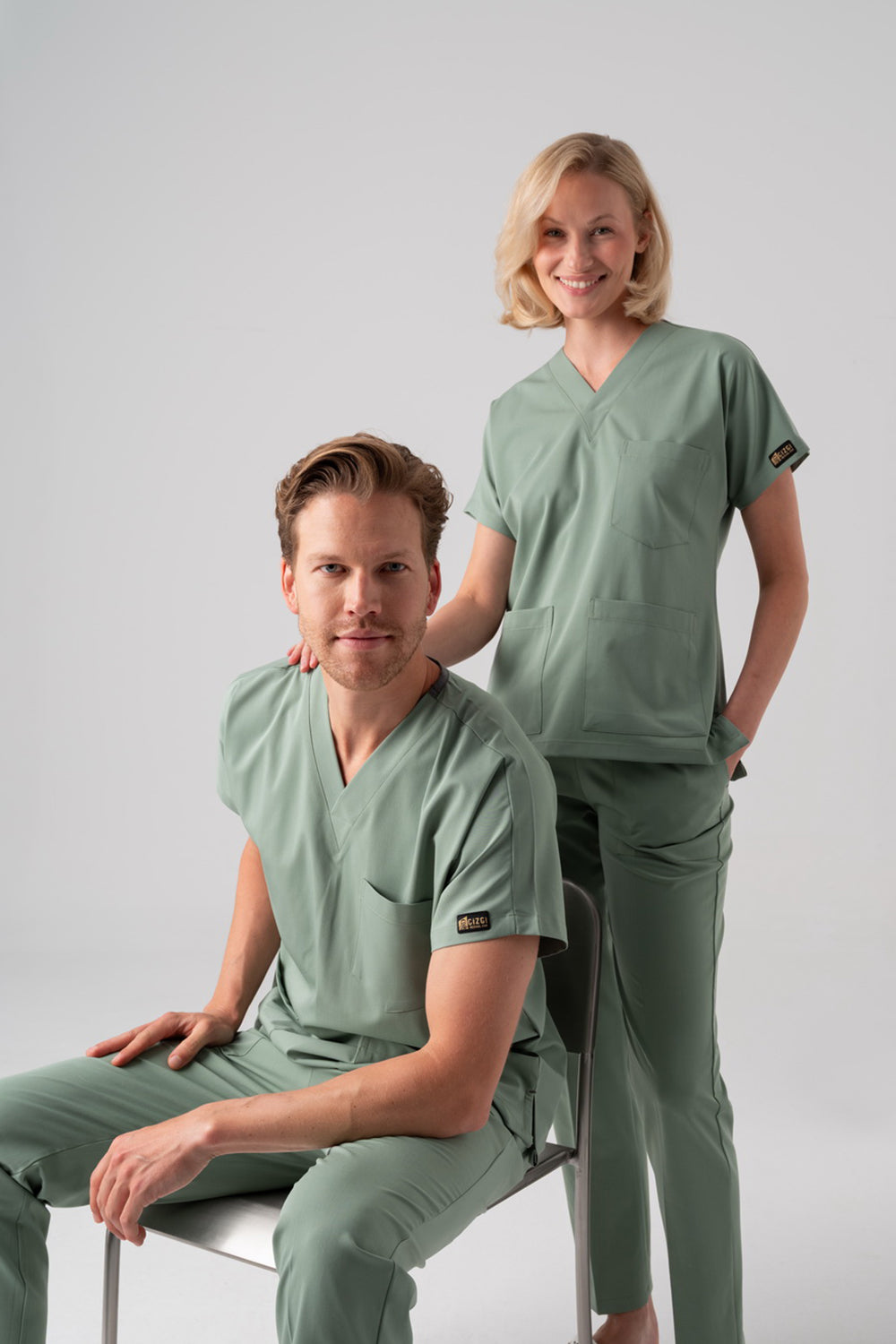 Dr. Greys Best Lycra Scrubs Set - Mint Green
