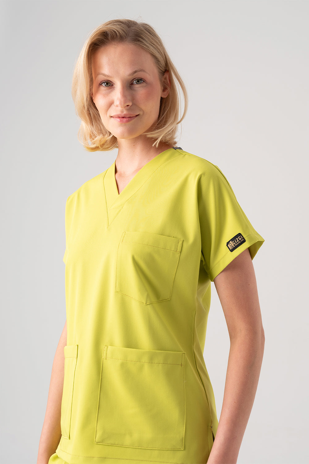 Dr. Greys Best Lycra Scrubs Set - Neon Green