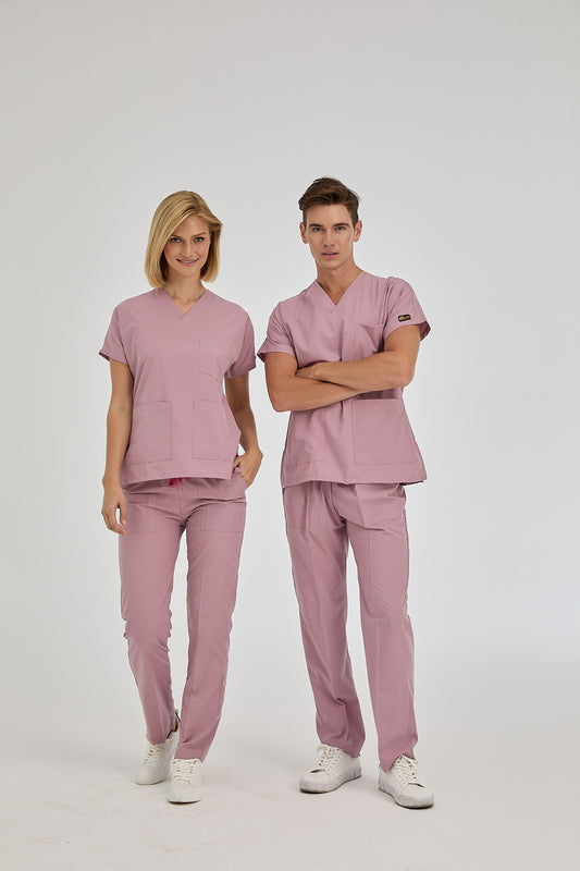 Dr Greys Tericoton Suit - Dried Rose  (Thin Fabric)