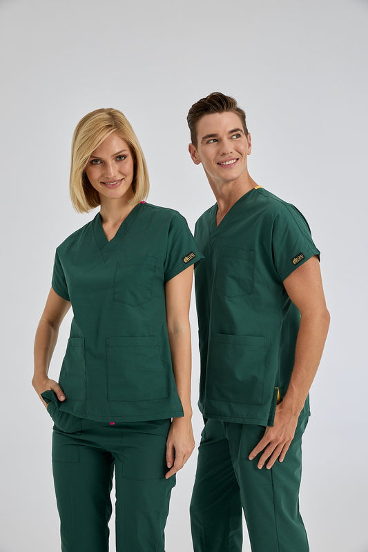 Dr Greys Tericoton Suit - Hunter Green (Thin Fabric)