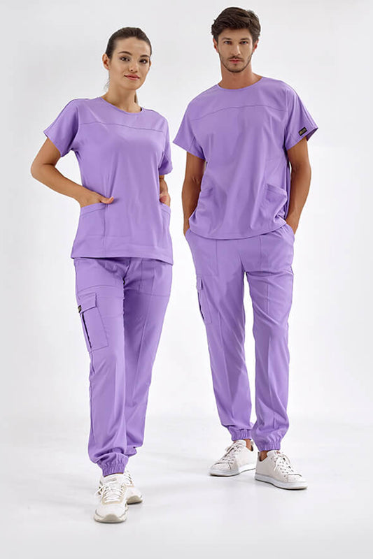 Basic Lux Lycra Suit - Lilac