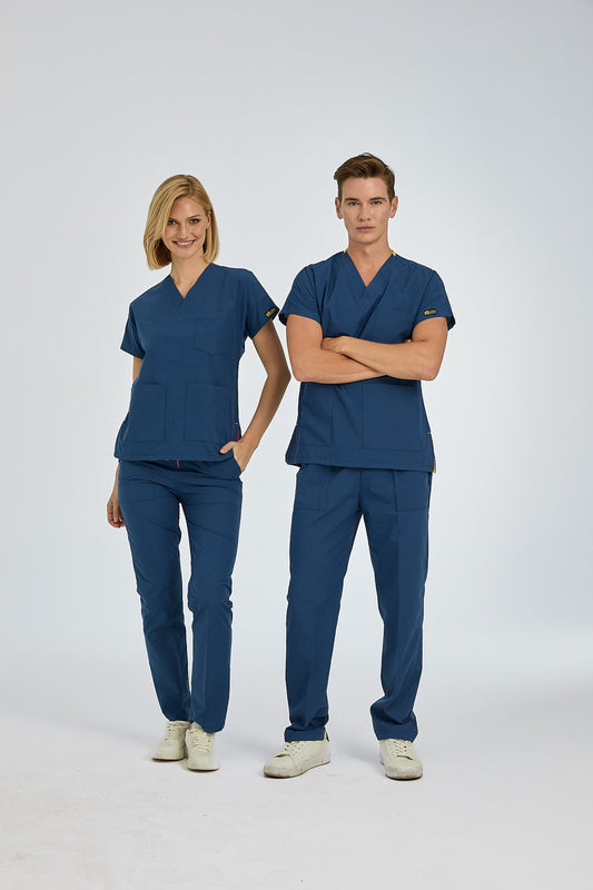 Dr Greys Tericoton Suit - Petrol Blue (Thin Fabric)