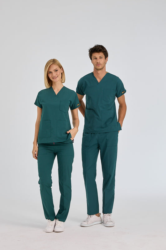 Dr Greys Tericoton Suit - Petrol Green (Thin Fabric)
