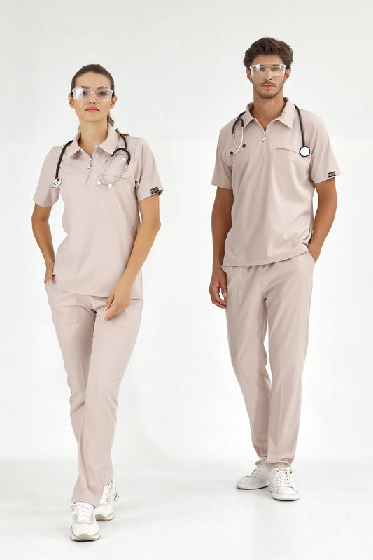 Polo Lux Lycra Suit - Cream