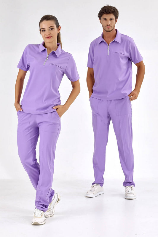 Polo Lux Lycra Suit - Lilac