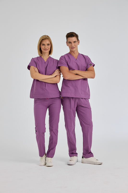 Dr Greys Tericoton Suit - Purple (Thin Fabric)