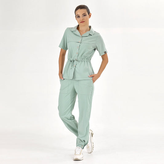 Mint Green Retro Lux Lycra Suit