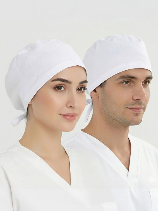 Classic Surgical Cap - White