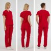 Red Dr Greys Tericoton Suit (Thin Fabric) - Image 2