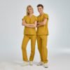 Mustard Dr Greys Tericoton Suit (Thin Fabric)