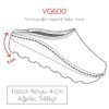 Fit Vivacolor Greys Gold Sabo Slippers - Image 2